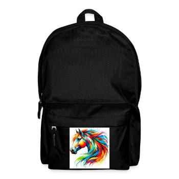 Cheval - Sac à dos - noir - Devant
