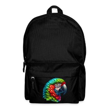 Papagei - Rucksack - Schwarz - Vorne