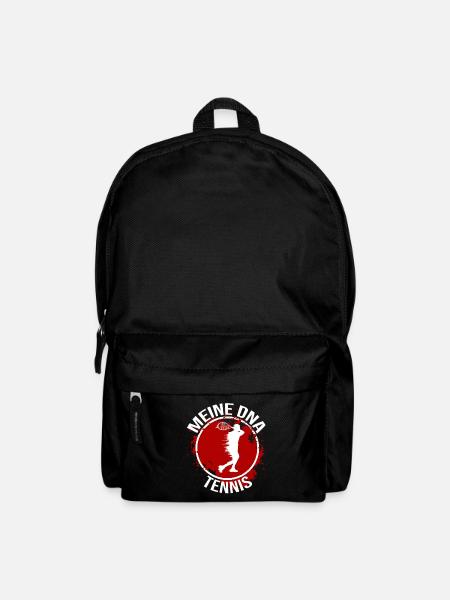 Mein DNA - Tennis - Rucksack - Schwarz