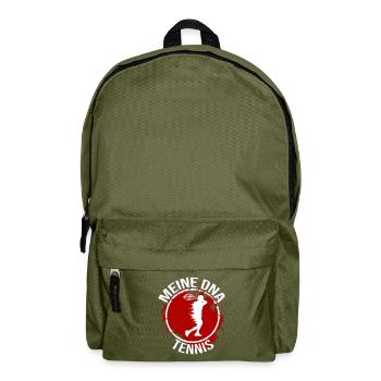 Mein DNA - Tennis - Rucksack - Olivgrün - Vorne