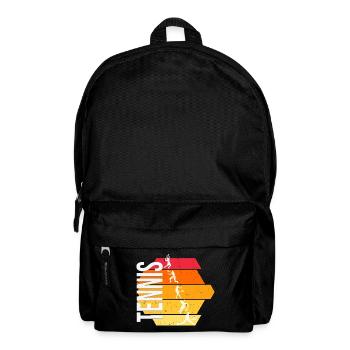 Tennis - Rucksack - Schwarz - Vorne