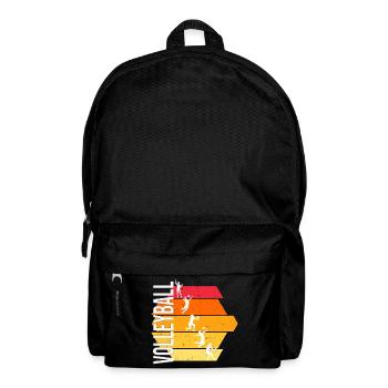 Volleyball - Rucksack - Schwarz - Vorne