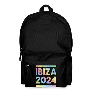 Ibiza 2024 Colorful Holiday Team - Backpack - black - Front