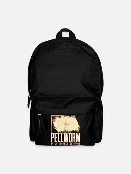 Pellworm Koordinaten - Rucksack - Schwarz