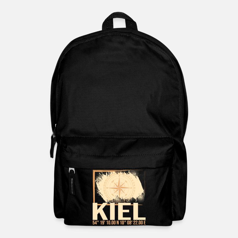Kiel Koordinaten - Rucksack - Schwarz
