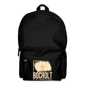 Bocholt Koordinaten - Rucksack - Schwarz - Vorne