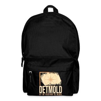 Detmold Koordinaten - Rucksack - Schwarz - Vorne
