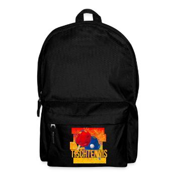 Tischtennis - Rucksack - Schwarz - Vorne