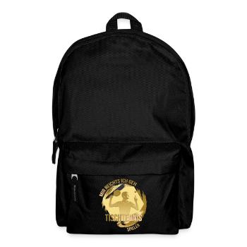Mir reichts, ich geh Tischtennis spielen - Rucksack - Schwarz - Vorne