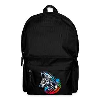 Zebra - Rucksack - Schwarz - Vorne