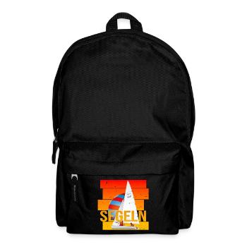 Segeln - Segelsport - Rucksack - Schwarz - Vorne