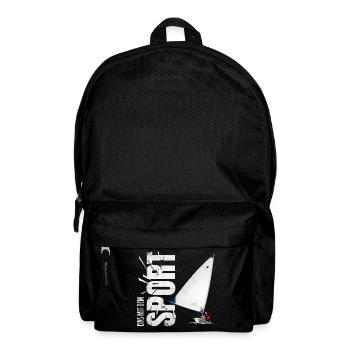 Eins mit dem Sport - Segeln - Rucksack - Schwarz - Vorne