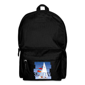 Segeln- Segelsport - Rucksack - Schwarz - Vorne