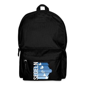 Segeln - Segelsport - Rucksack - Schwarz - Vorne