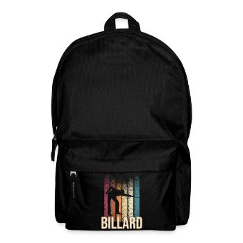 Billard - Rucksack - Schwarz - Vorne