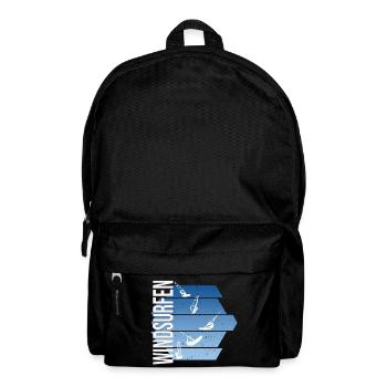 Windsurfen - Surfen - Rucksack - Schwarz - Vorne