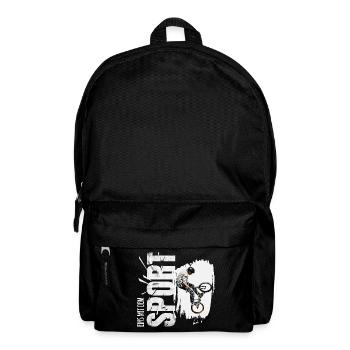 Eins mit dem Sport - BMX - Rucksack - Schwarz - Vorne