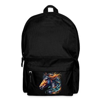 Pferd - Rucksack - Schwarz - Vorne