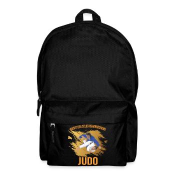 Macht der Selbstbeherrschung - Judo - Rucksack - Schwarz - Vorne