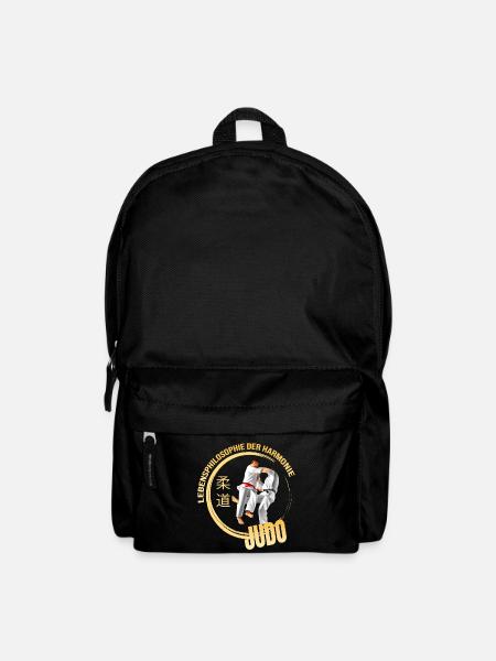 Lebensphilosophie der Harmonie - Judo - Rucksack - Schwarz