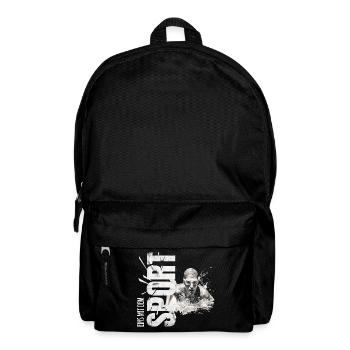 Eins mit dem Sport - Schwimmen - Rucksack - Schwarz - Vorne