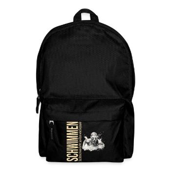 Das Becken ist mein Kraftort - Schwimmen - Rucksack - Schwarz - Vorne