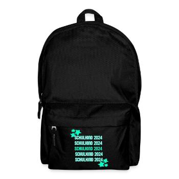 Schulkind 2024 Junge - Rucksack - Schwarz - Vorne