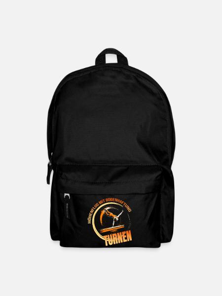 Höhenflug mit Bodenhaftung - Turnen - Rucksack - Schwarz