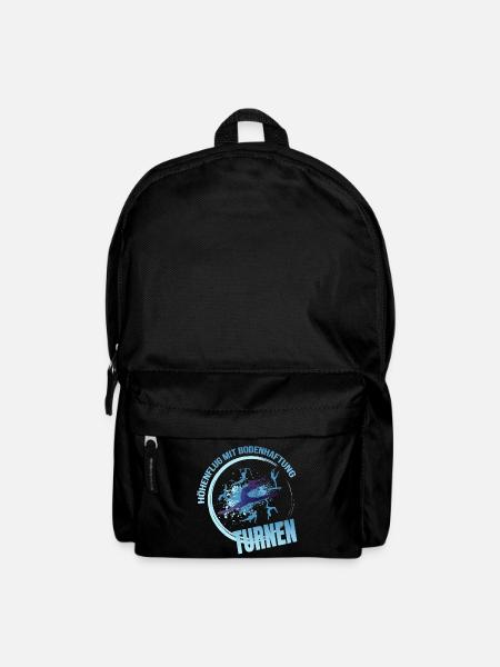 Höhenflug mit Bodenhaftung - Turnen - Rucksack - Schwarz