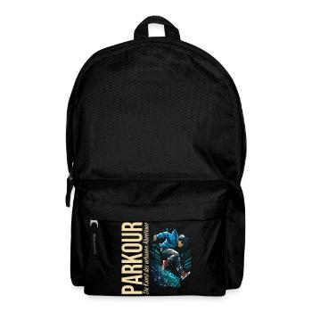Parkour: Die Kunst des urbanen Abenteuers - Rucksack - Schwarz - Vorne