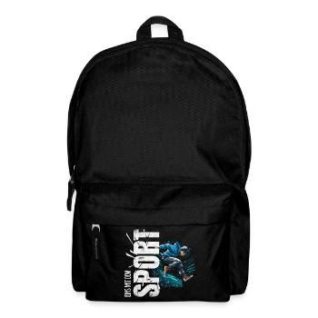 Eins mit dem Sport - Parkour - Rucksack - Schwarz - Vorne