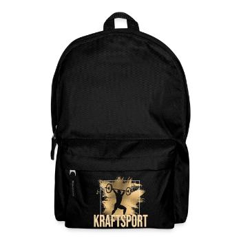 Kraftsport - Rucksack - Schwarz - Vorne