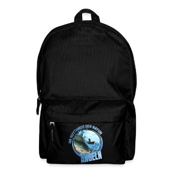 Im Rhythmus der Natur - Angeln - Rucksack - Schwarz - Vorne