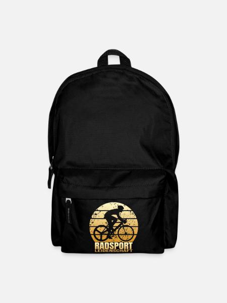 Radsport Leidenschaft - Rucksack - Schwarz