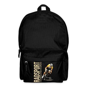 Radsport ist die Verbindung von Körper, Geist... - Rucksack - Schwarz - Vorne