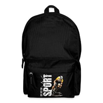 Eins mit dem Sport - Radsport - Rucksack - Schwarz - Vorne