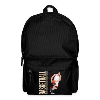 Der Korb ist unsere Mission,der Ball unser Kompass - Rucksack - Schwarz - Vorne