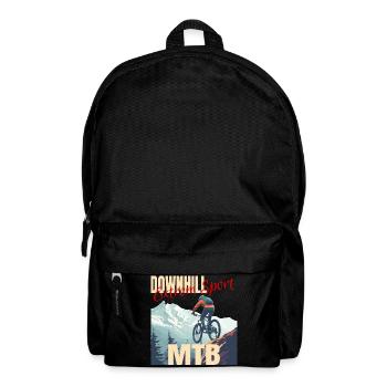 Downhill - Extrem Sport - Rucksack - Schwarz - Vorne