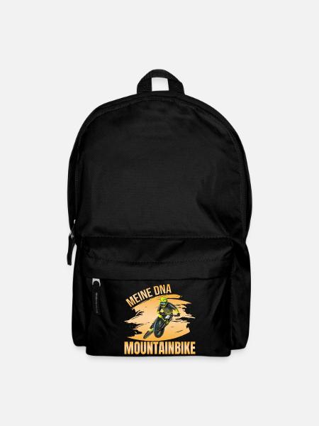 Meine DNA - Mountainbike - Rucksack - Schwarz