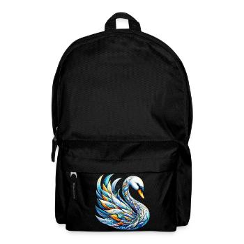 Schwan - Rucksack - Schwarz - Vorne