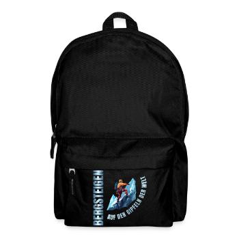 Auf den Gipfeln der Welt - Rucksack - Schwarz - Vorne