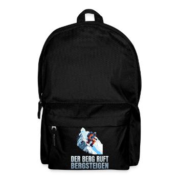 Der Berg ruft - Rucksack - Schwarz - Vorne