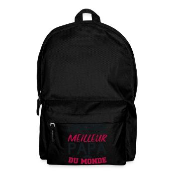 Certified Best Dad in the World - Backpack - black - Front