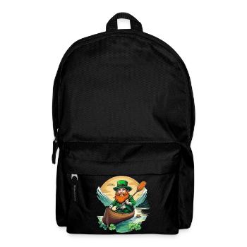 St. Patrick's Day Kleeblatt Kajak - Rucksack - Schwarz - Vorne