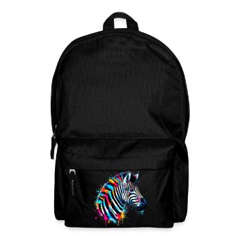 Zebra - Rucksack - Schwarz - Vorne
