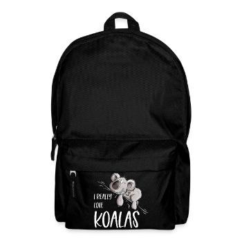 I Really Love Koalas Koala Bear - Backpack - black - Front