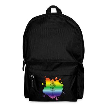 Mehrfarbiger Traumfänger - Rucksack - Schwarz - Vorne