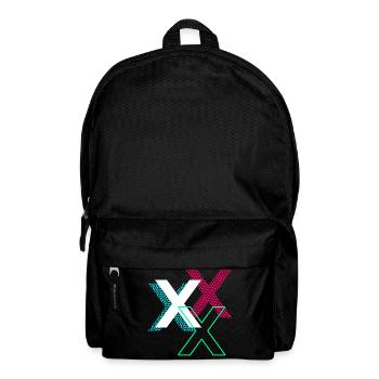 Lettre X - Sac à dos - noir - Devant