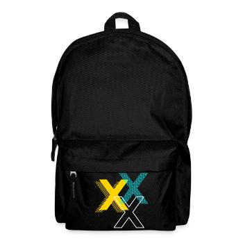 Lettre X - Sac à dos - noir - Devant