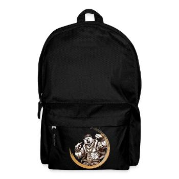 Cool Bear in Rapper Style – Urban Vibe for You - Backpack - black - Front